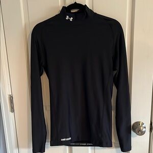 Under Armour Black Mock Neck Top